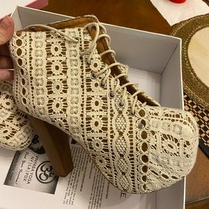 Jeffery Campbell Limited Edition Lace Bootie